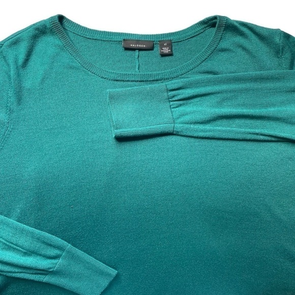 HALOGEN Nordstrom green sweater oversized size 1xl - Picture 5 of 9